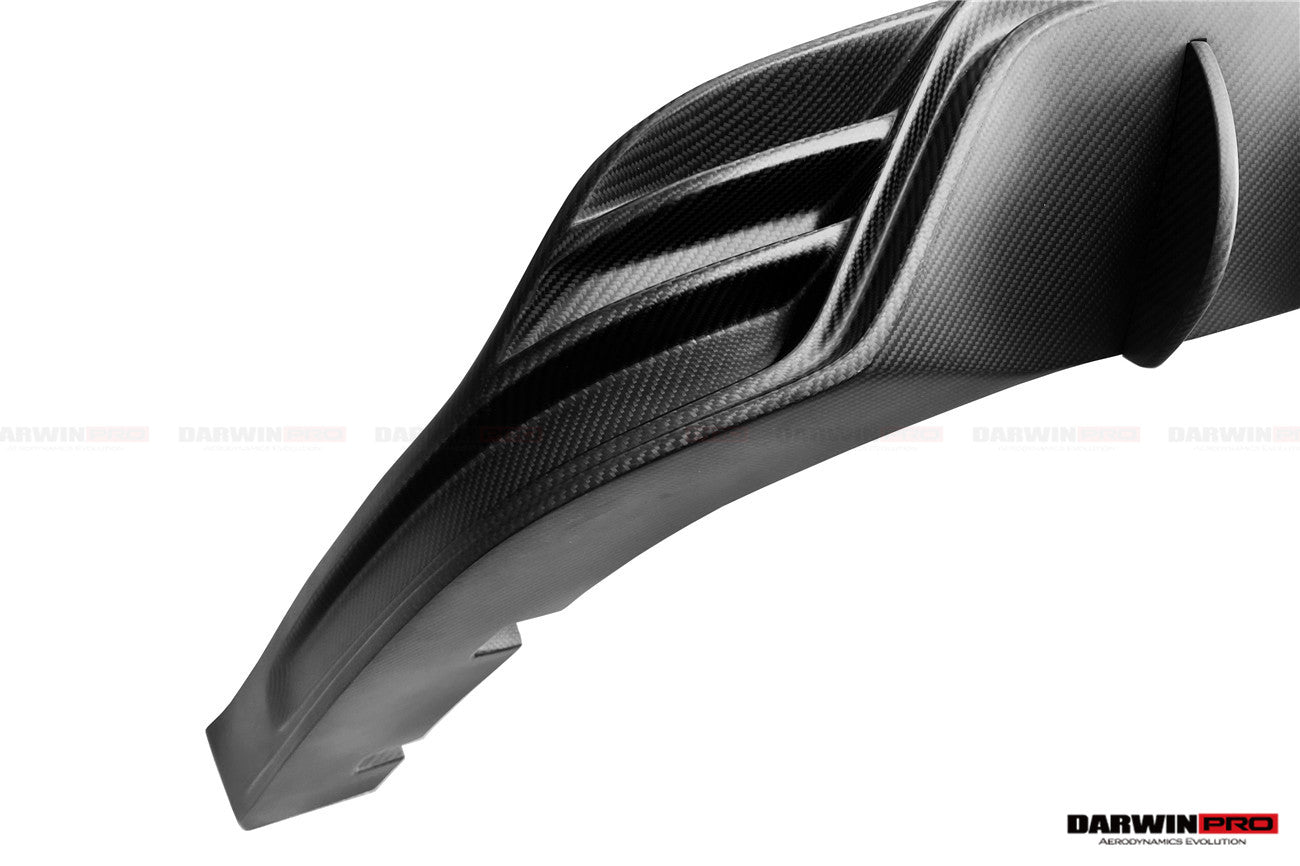 2017 - 2019 Porsche 911 991.2 GT3 Only BKSS Style Carbon Fiber Rear Lip Diffuser